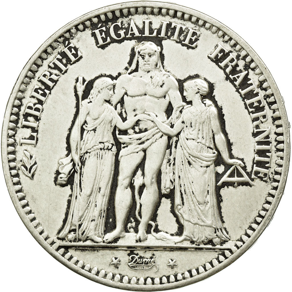 Coin, France, Hercule, 5 Francs, 1849, Paris, EF(40-45), Silver, KM:756.1