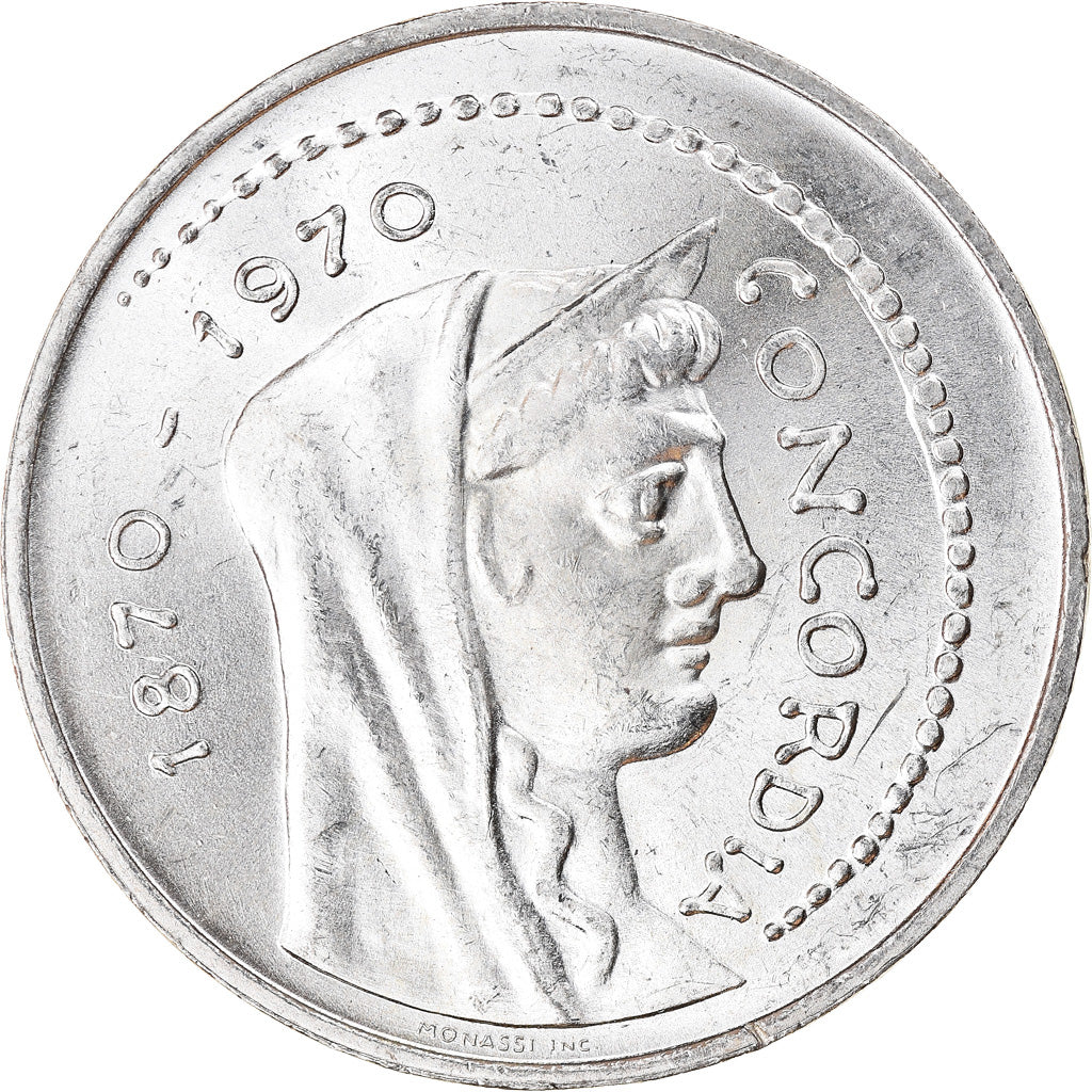 Coin, Italy, Concordia, 1000 Lire, 1970, Rome, MS(60-62), Silver, KM:101