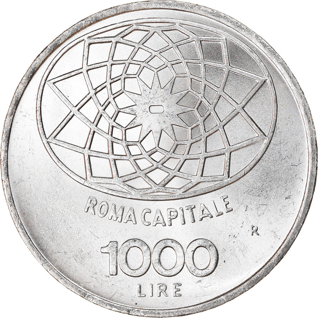 Coin, Italy, Concordia, 1000 Lire, 1970, Rome, MS(60-62), Silver, KM:101