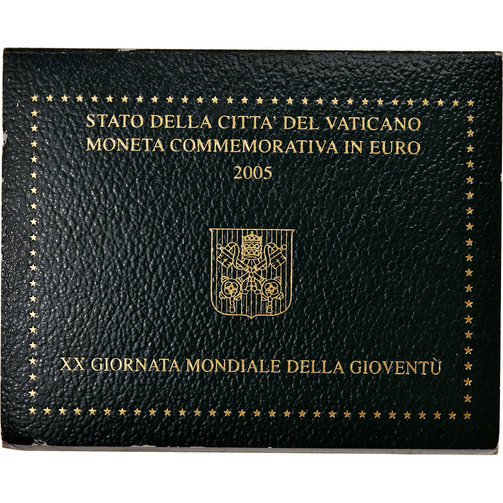 Vatican, 2 Euro, 20ème journée mondiale de la Jeunesse, 2005, FDC, Bi-Metallic