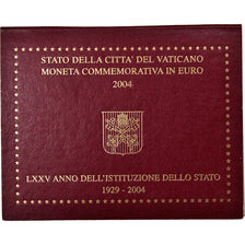 Vatican, 2 Euro, 2004, 75 ème anniversaire de la Fondation de l'Etat du