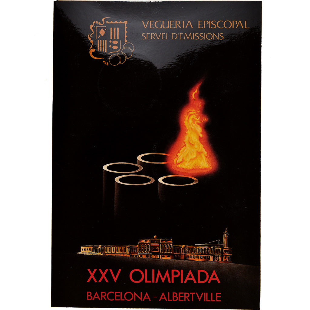 Monnaie, Andorra, XXV Olympiades, 20 Diners, 1988, FDC, Argent