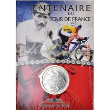 Frankreich, 1/4 Euro, Centenaire Du Tour De France, 2003, BU, STGL, Silber