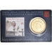 VATICAN CITY, 50 Euro Cent, 2012, Stamp and coin card, MS(65-70), Brass