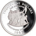 Coin, Bahamas, Elizabeth II, Christophe Colomb, 25 Dollars, 1985, Franklin Mint