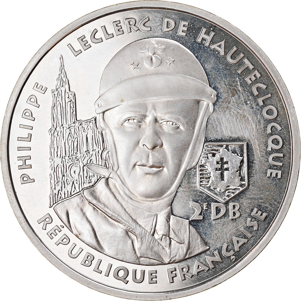 Coin, France, Général Leclerc, 100 Francs, 1994, BE, MS(65-70), Silver