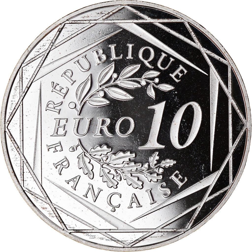 France, 10 Euro, Coq, 2014, BE, MS(65-70), Silver, Gadoury:EU657