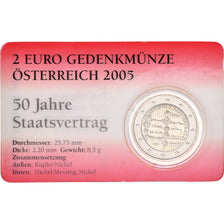 Austria, 2 Euro, 2005, BU, MS(65-70), Bi-Metallic, KM:3124