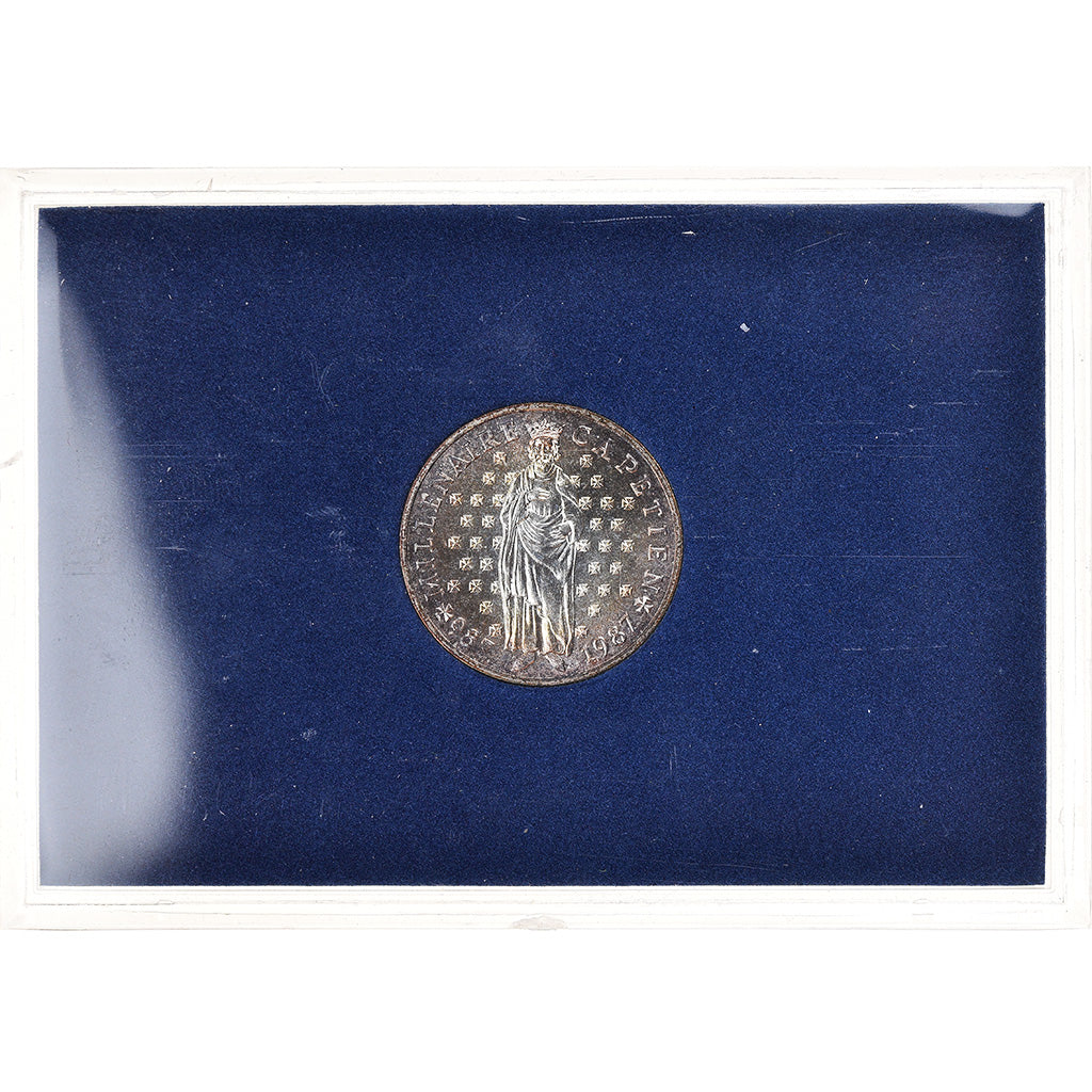 Coin, France, Hugues Capet, 10 Francs, 1987, Paris, BU, MS(65-70), Silver