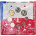 Moneta, Francia, 1 Cent to 2 Euro, 2010, Paris, BU, FDC, N.C., Gadoury:page 338