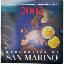 San Marino, 1 Cent to 2 Euro, 2002, FDC, N.C.