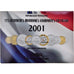 Monnaie, France, 1 c to 20 francs, 2001, Paris, FDC, Gadoury:page 288