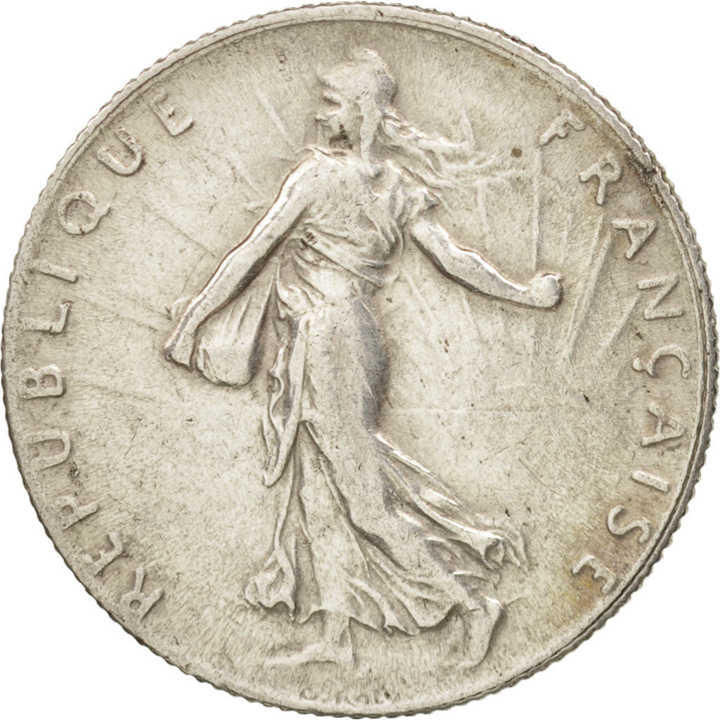 France, Semeuse, 50 Centimes, 1920, Paris, TTB, Argent, KM:854, Gadoury:420