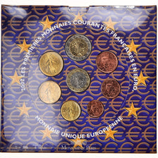 France, Euro-Set, 2002, BU, MS(65-70)