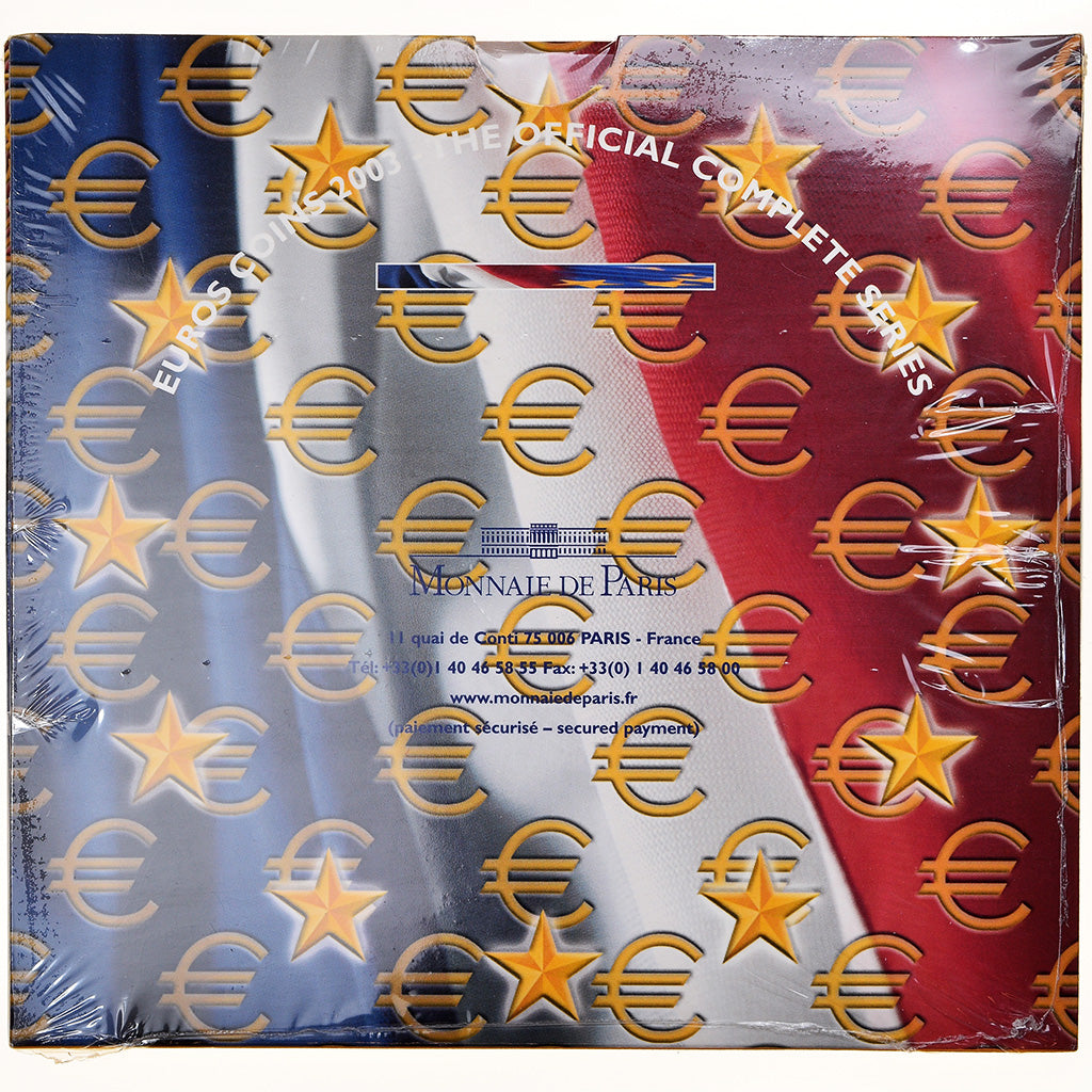 France, Euro-Set, 2003, BU, MS(65-70), Gadoury:page 338