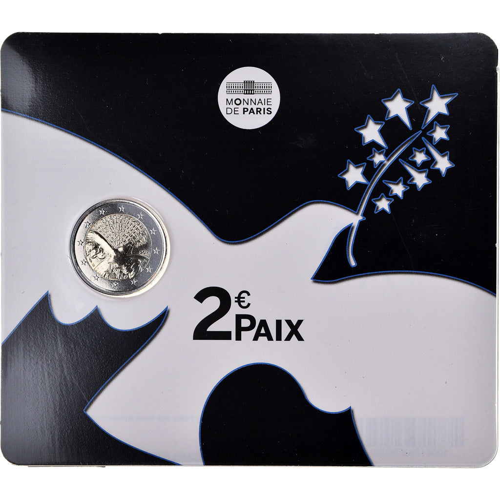 France, 2 Euro, Paix, 2015, BU, MS(65-70), Bimetallic