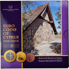 Chypre, Coffret, Monuments religieux, 2018, FDC
