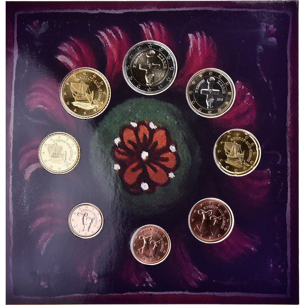 Chypre, Coffret, Monuments religieux, 2018, FDC