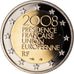 France, 2 Euro, Présidence Française Union Européenne, 2008, BE, FDC