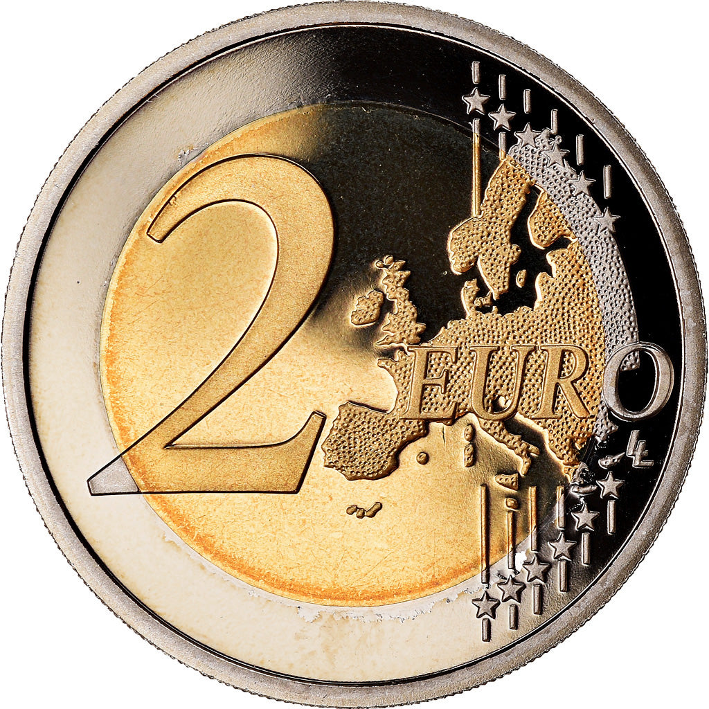 France, 2 Euro, Présidence Française Union Européenne, 2008, BE, FDC