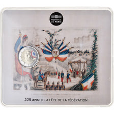 Francia, 2 Euro, 225 ans de la fête de la Fédération, 2015, BU, FDC