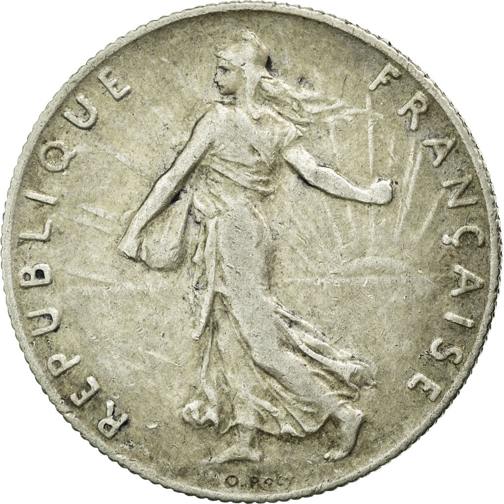 Coin, France, Semeuse, 50 Centimes, 1912, Paris, EF(40-45), Silver, KM:854