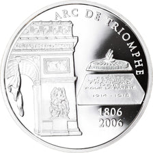 France, 1-1/2 Euro, Arc de Triomphe, 2006, BE, MS(65-70), Silver, KM:1456