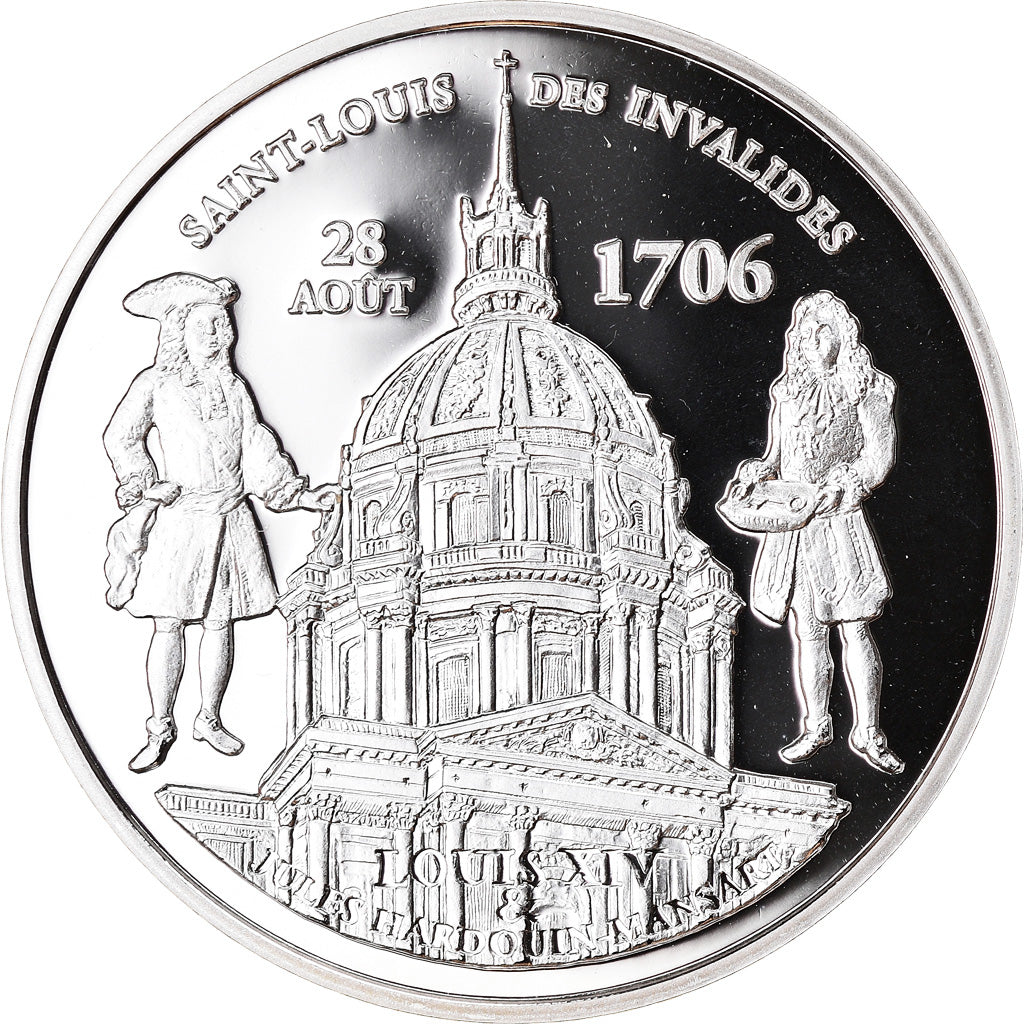 France, 1-1/2 Euro, Dôme des Invalides, 2006, BE, MS(65-70), Silver