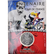 France, 1/4 Euro, Centenaire Du Tour De France, 2003, BU, MS(65-70), Silver