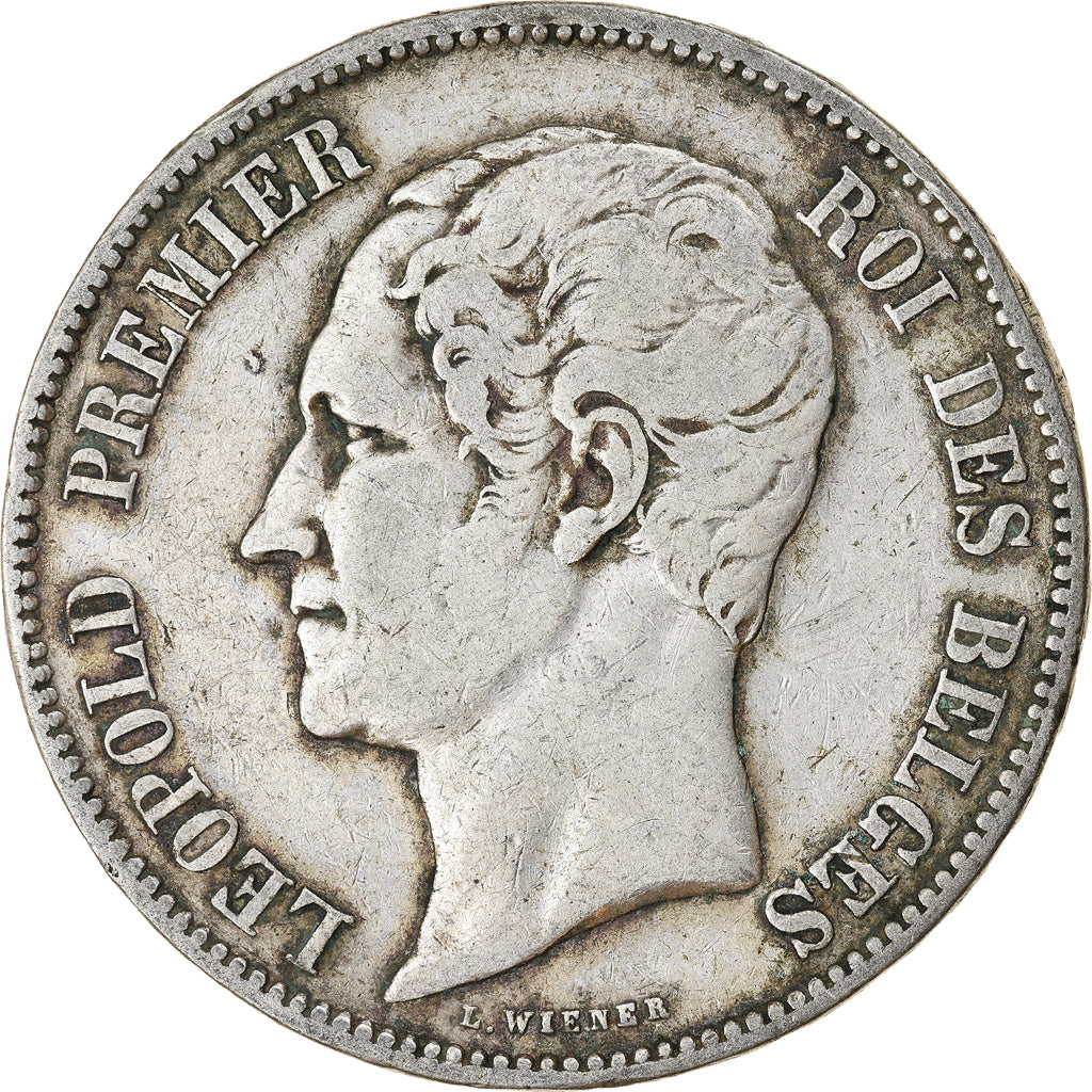 Coin, Belgium, Leopold I, 5 Francs, 5 Frank, 1849, VF(20-25), Silver, KM:17