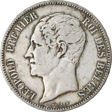 Coin, Belgium, Leopold I, 5 Francs, 5 Frank, 1849, VF(20-25), Silver, KM:17
