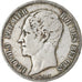 Moneda, Bélgica, Leopold I, 5 Francs, 5 Frank, 1849, BC+, Plata, KM:17