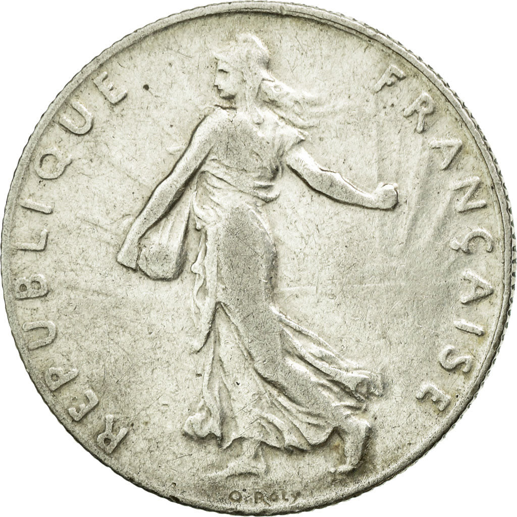 Moneta, Francia, Semeuse, 50 Centimes, 1912, Paris, BB+, Argento, KM:854