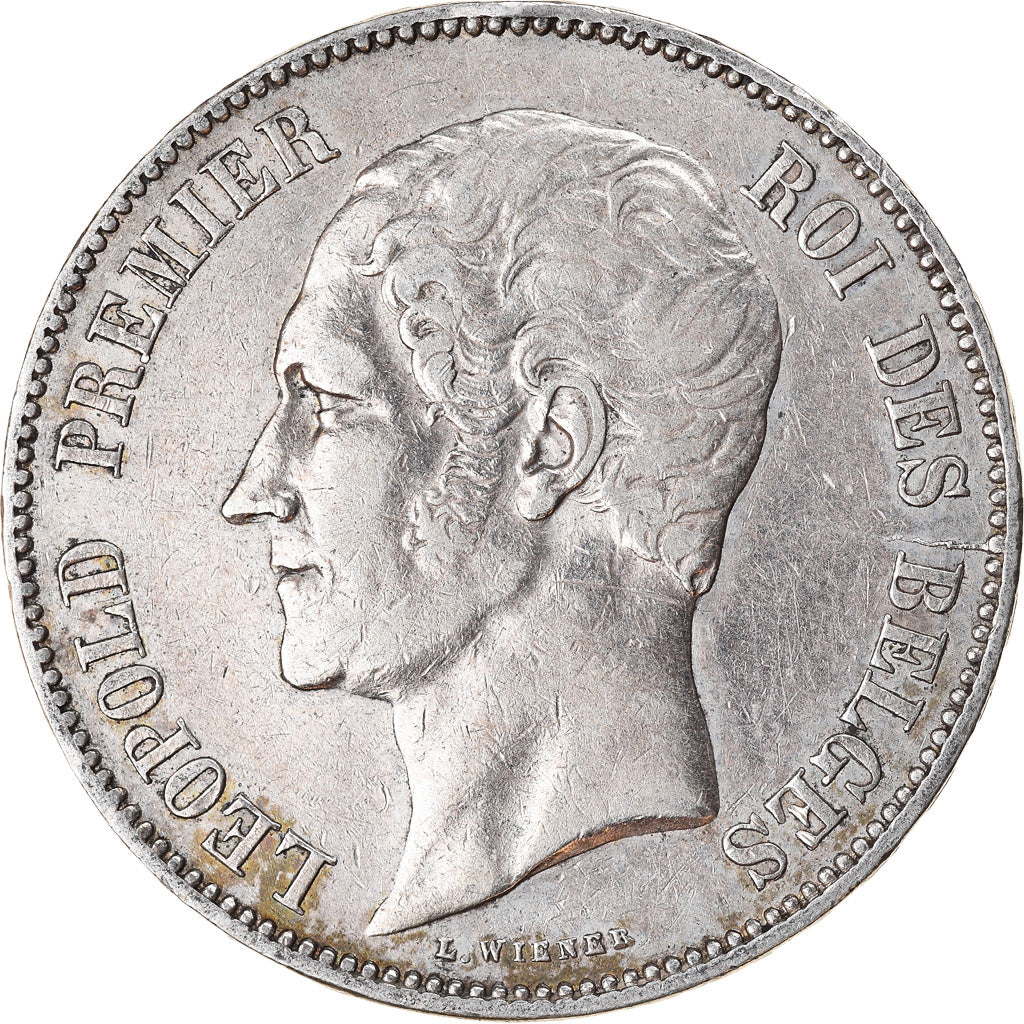 Coin, Belgium, Leopold I, 5 Francs, 5 Frank, 1849, EF(40-45), Silver, KM:17