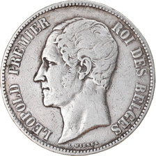 Coin, Belgium, Leopold I, 5 Francs, 5 Frank, 1853, VF(30-35), Silver, KM:17