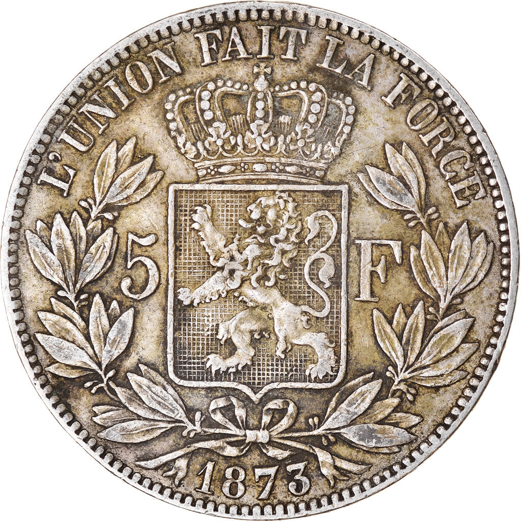 Monnaie, Belgique, Leopold II, 5 Francs, 5 Frank, 1873, TB+, Argent, KM:24