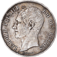 Monnaie, Belgique, Leopold I, 5 Francs, 5 Frank, 1850, TB+, Argent, KM:17