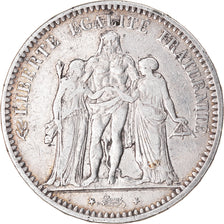 Monnaie, France, Hercule, 5 Francs, 1849, Paris, TB, Argent, Gadoury:683