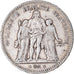 Monnaie, France, Hercule, 5 Francs, 1849, Paris, TB, Argent, Gadoury:683