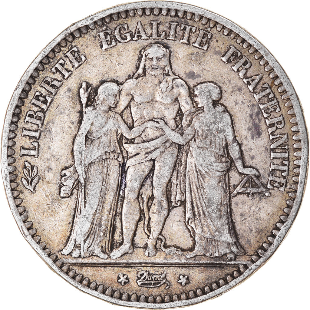 Monnaie, France, Hercule, 5 Francs, 1849, Paris, TB, Argent, Gadoury:683
