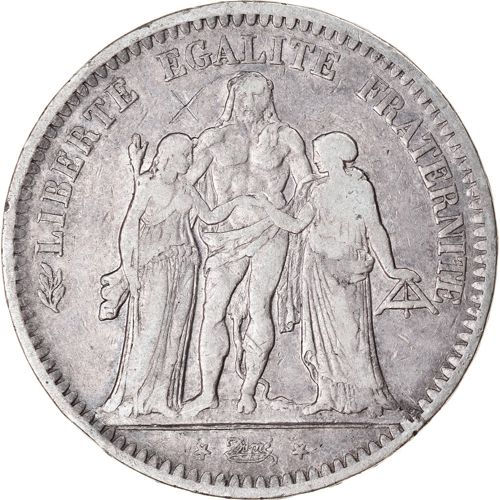 Monnaie, France, Hercule, 5 Francs, 1849, Strasbourg, TB, Argent, Gadoury:683