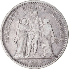 Monnaie, France, Hercule, 5 Francs, 1849, Strasbourg, TB, Argent, Gadoury:683