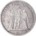 Monnaie, France, Hercule, 5 Francs, 1849, Strasbourg, TB, Argent, Gadoury:683