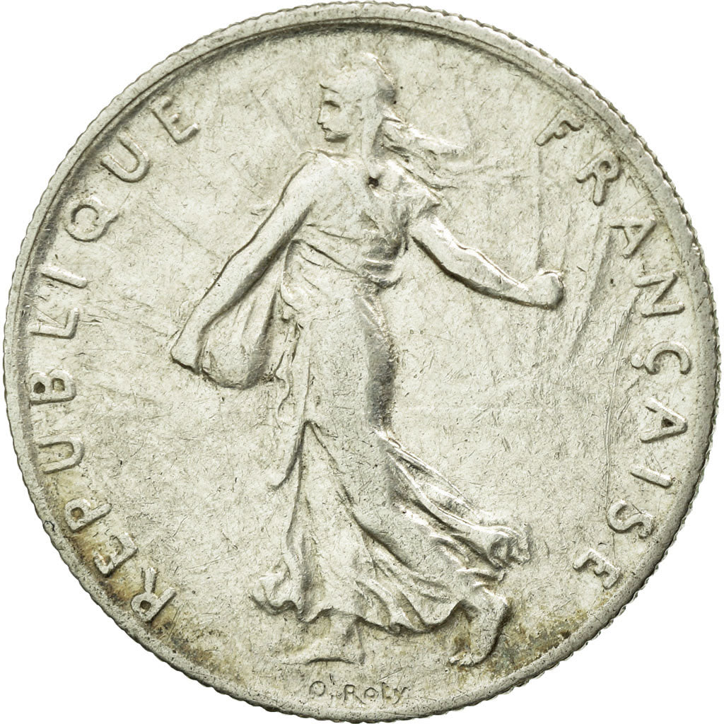 Coin, France, Semeuse, 50 Centimes, 1910, Paris, EF(40-45), Silver, KM:854