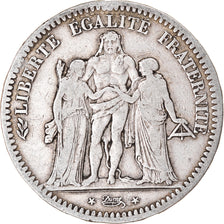 Monnaie, France, Hercule, 5 Francs, 1848, Paris, TB, Argent, Gadoury:683
