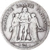 Moneta, Francia, Hercule, 5 Francs, 1848, Paris, MB, Argento, KM:756.1