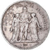 Moneta, Francia, Hercule, 5 Francs, 1848, Paris, MB, Argento, KM:756.1