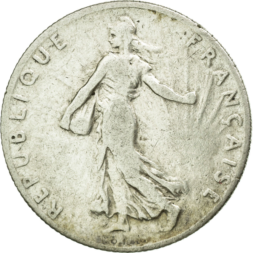 Monnaie, France, Semeuse, 50 Centimes, 1909, Paris, TB+, Argent, KM:854