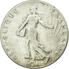 Monnaie, France, Semeuse, 50 Centimes, 1909, Paris, TB+, Argent, KM:854