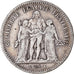 Coin, France, Hercule, 5 Francs, 1849, Strasbourg, VF(20-25), Silver, KM:756.2